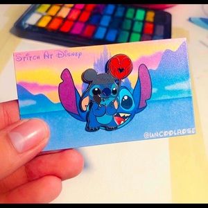 Stitch at Disney pin (fantasy pin)